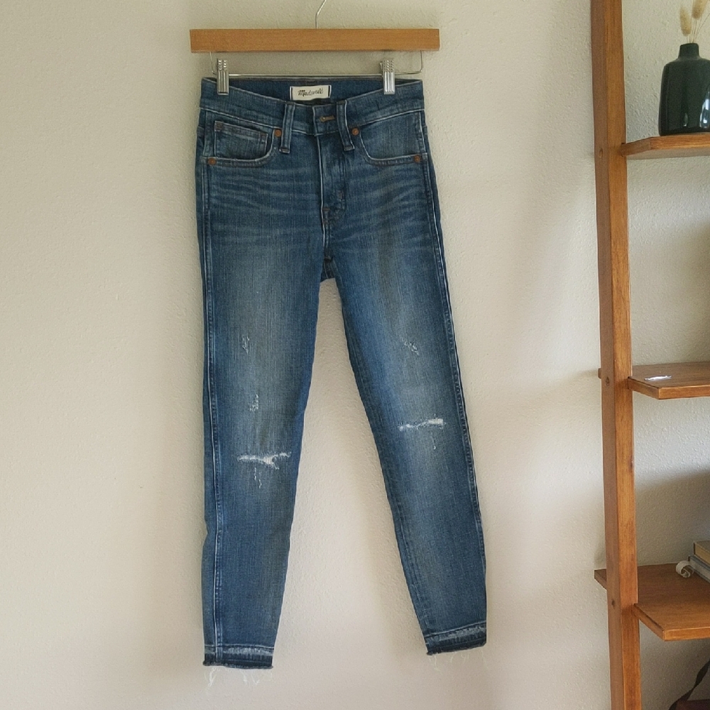 Madewell Petite 9" Mid-Rise Skinny Jeans in York Wash - Sz 24P
